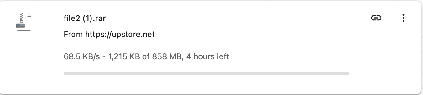Upstore free download speed 68.5 KB/s